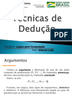 3-Lógica para Computação - Técnicas de Dedução