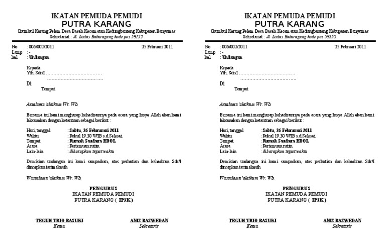 540 Contoh Undangan Pengajian Yasinan HD Terbaik