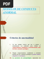 Modelos de Conducta Anormal
