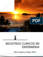 Registros Clinicos en Enfermeria