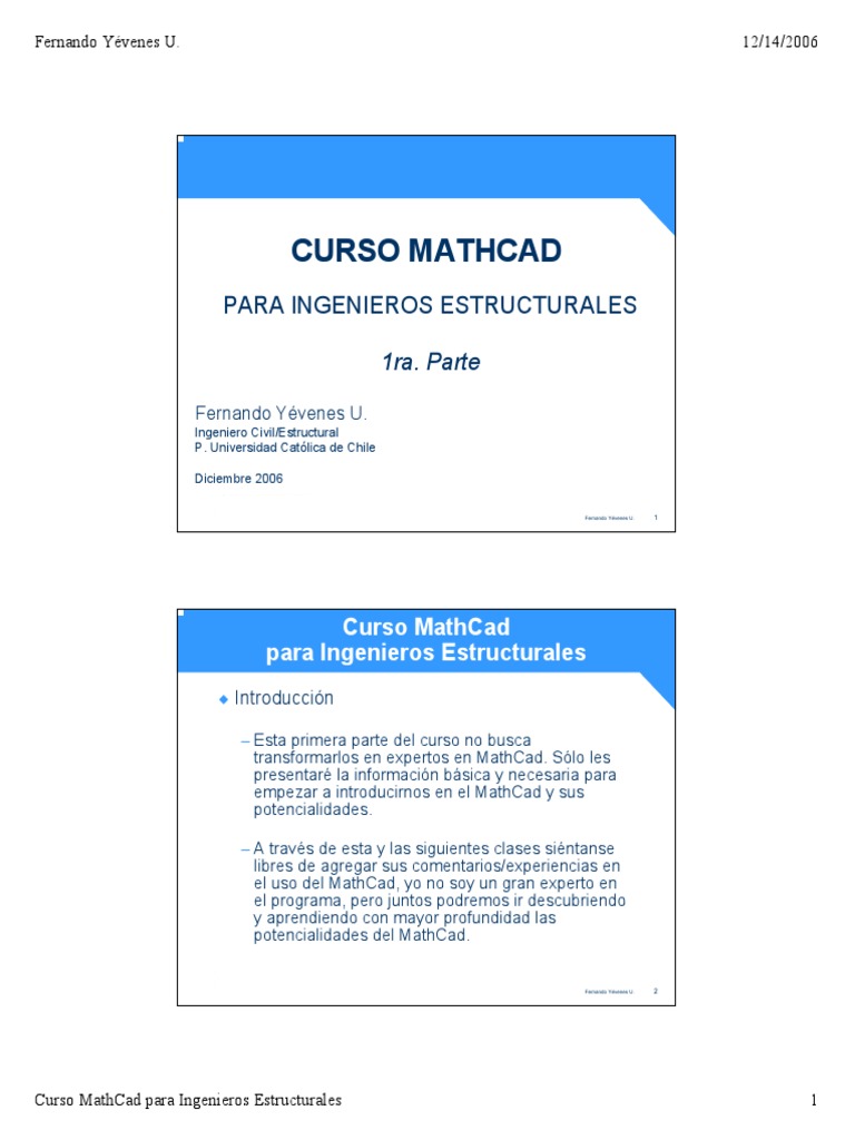 Manual Curso Matchad | PDF | Matriz (Matemáticas) | Ingeniería