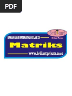 Download Bahan Ajar Matriks by Bimbel Briliant SN56302526 doc pdf