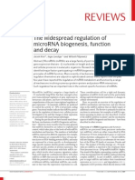 2010 Krol. the Widespread Regulation of MicroRNA Bio Genesis, Function and Decay.