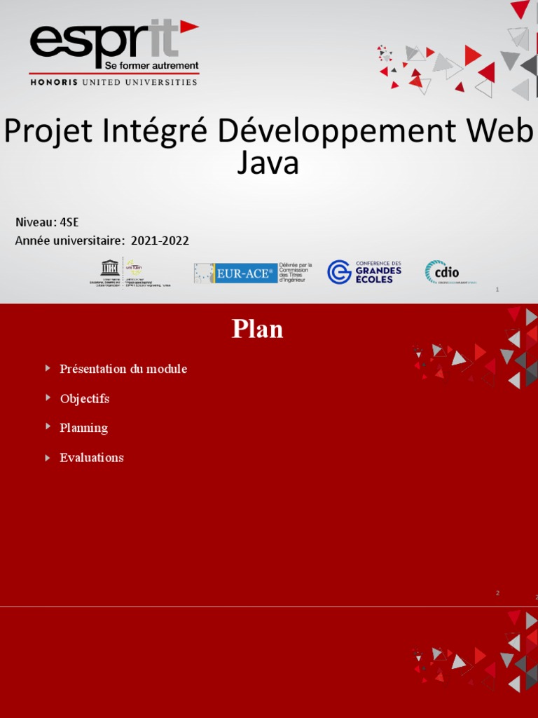 Projet Web et Java pour Étudiants | PDF | Java (Langage de ...