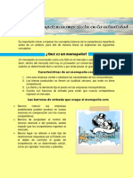 Análisis de La Competencia Imperfecta en La Actualidad