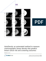 AutoDensity_ an automated method to measure mammographic breast density that predicts breast cancer risk and screening outcomes