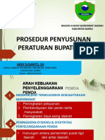 Prosedur Pembentukan Perbup