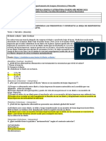 Evaluación diagnóstica de Lengua y Literatura para 4to Medio con 3 textos