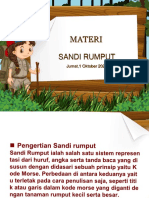 Materi Pramuka Sandi Rumput