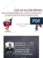 Strategies for Active Learning and Differentiated Instruction in Filipino