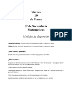 3ro Secundaria 19 Marzo MATEMATICAS