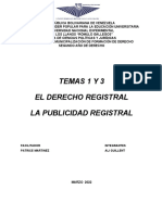 Derecho Registral Informe