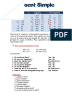 Ficha Informativa-Present Simple Interrogative Form