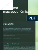 Problemas macroeconómicos: Inflación, deflación y desempleo