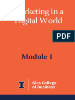Marketing in A Digital World Module 1