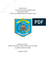 Proposal Pembangunan Pagar SDN 008