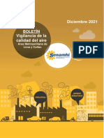 Boletin de Vigilancia de La Calidad Del Aire Área de Lima Metrolpolitana Diciembre 2021