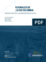 Planes nacionales de desarrollo en Colombia