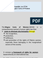 Republic Act 9710: Magna Carta of Women