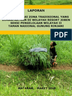 2019 Inventarisasi Zona Tradisional JBN