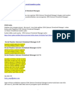 Cara Registrasi IDM Dengan Serial Number Palsu