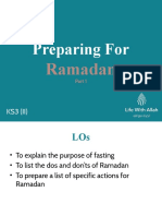 Preparing For: Ramadan