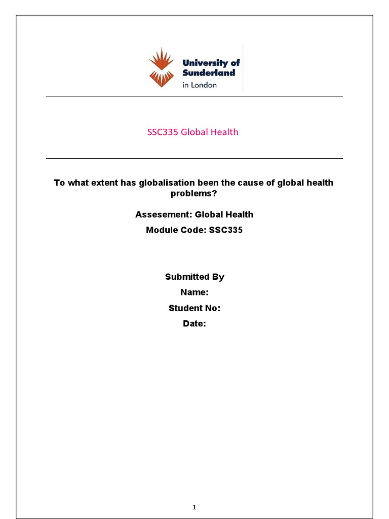 Globalization's Impact on Health Issues | PDF