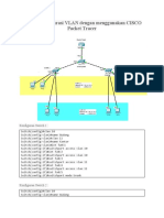 Contoh Konfigurasi VLAN dengan menggunakan CISCO Packet Tracer