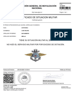 DGMN Certificado de Situacion Militar 14130353