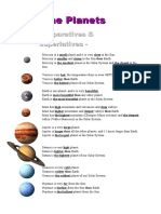 The Planets Comparative Superlative - Workshop1