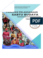 Pedoman Pelaksanaan Sabtu Budaya 2022