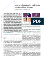 Robust Facial Landmark Detection by Multi-Order Multi-Constraint Deep Networks