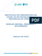 Protocolo Prevencion COVID 19 en Escuelas 2022 1