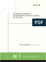 Sistemas y Modelos de Control Constitucional en México - José R. Cossio D.