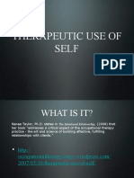 Therapeutic Use of Self