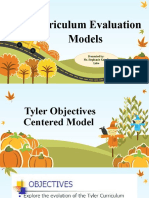 Curriculum Evaluation Models