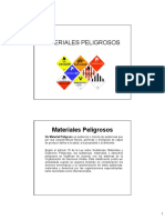 Clasificación Materiales Peligrosos