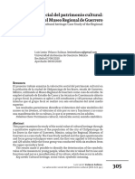 La Valoración Social Del Patrimonio Cultural: Estudio de Caso Del Museo Regional de Guerrero