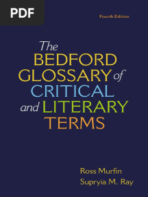 The Bedford Glossary of Critical and Literary Terms, Fourth Edition by Ross Murfin Supryia M. Ray