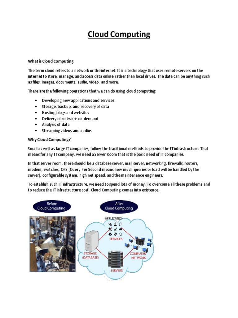 Cloud Computing | PDF | Cloud Computing | Platform As A Service