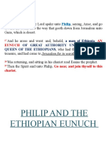 Philip and The Ethiopian Eunuch
