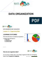Module1 Lesson4 Organization of Data