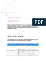 Ciri-Ciri Jaringan Tumbuhan