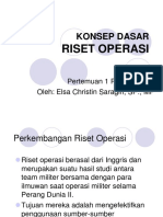 Pertemuan 1 Riset Operasi