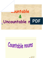 countable and uncountable noun