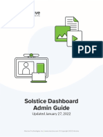 Solstice Dashboard Admin Guide