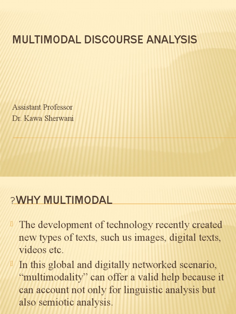 multimodal discourse analysis thesis