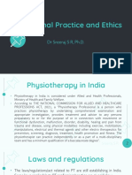 Professional Practice and Ethics: DR Sreeraj S R, PH.D