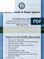 Recent Trends in Power System: Dr. Chandan Kumar Chanda