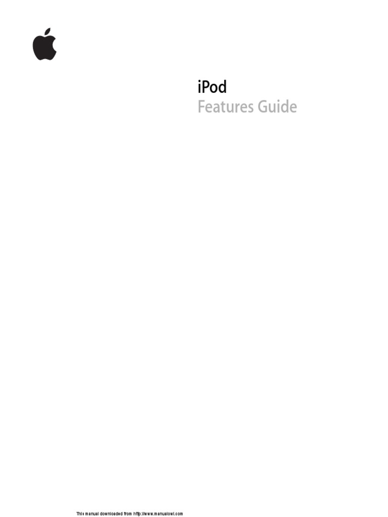 Manual Ipod PDF I Tunes I Pod